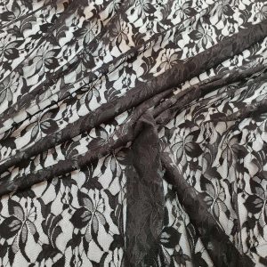 Dantela Elastica Negru - imagine 1