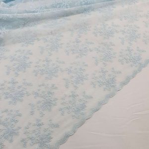 Viva Brodat Albastru Pal - imagine 3