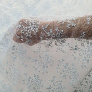 Viva Brodat Albastru Pal - imagine 4