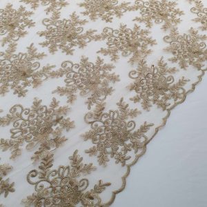 Diamond Lace  Bej - imagine 3