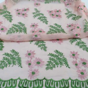Organza Green Roz - imagine 5
