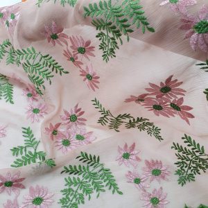 Organza Green Roz - imagine 4