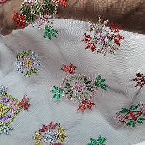 Tulle Brodat Traditional - imagine 3