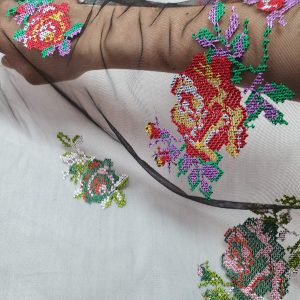 Tulle Brodat Traditional - imagine 4