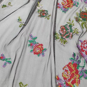 Tulle Brodat Traditional - imagine 2