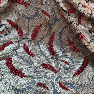 Tulle Bordura Paiete - imagine 5