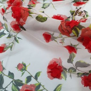 Chiffon 3D Alb - imagine 3