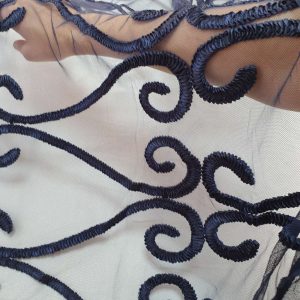 Silk Border Bleu-Marin - imagine 3