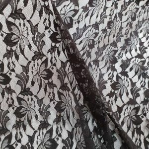 Dantela Elastica Negru - imagine 4