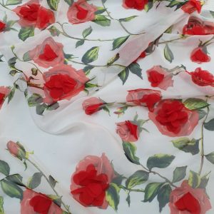Chiffon 3D Alb - imagine 1