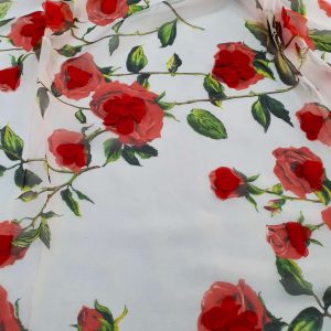 Chiffon 3D Alb - imagine 2
