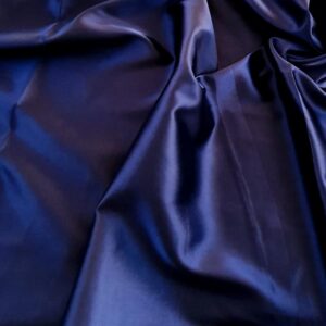 Satin Elastic Bleu-Marin - imagine 4