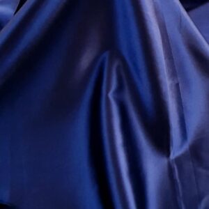 Satin Elastic Bleu-Marin - imagine 3