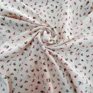 In Imprimat Bej Floricele Mici - imagine 1