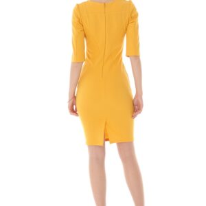 Jerse Crep Miu Miu Mustar / Galben - imagine 7