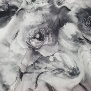 Vascoza Slub Imprimat Gri - imagine 1