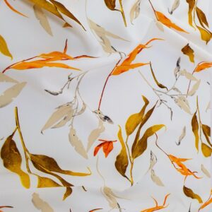 Barbie / Viena Imprimat Crem Frunze - imagine 1