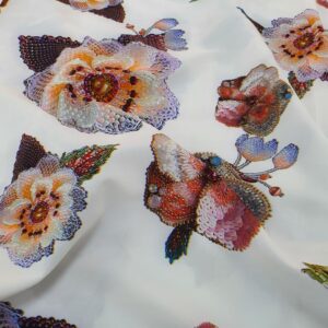 Super Soft Imprimat Floral Alb - imagine 3