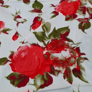 Vascoza Imprimat Floral Rosu - imagine 3