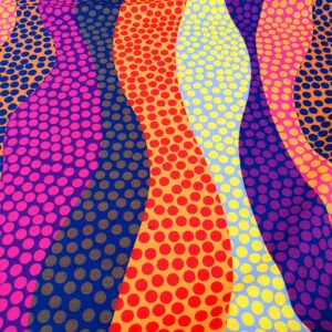 Barbie / Viena Imprimat Puncte Multicolor - imagine 3