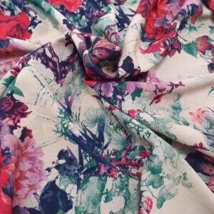 Vascoza Charlie Imprimat Bej Floral - imagine 1