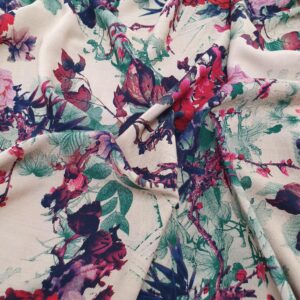 Vascoza Charlie Imprimat Bej Floral - imagine 3