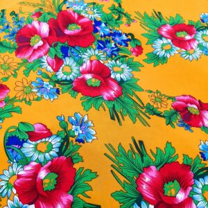 Super Soft Imprimat Floral Galben - imagine 3