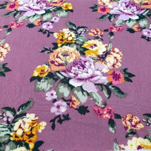 Vascoza Imprimat Floral Mov - imagine 3