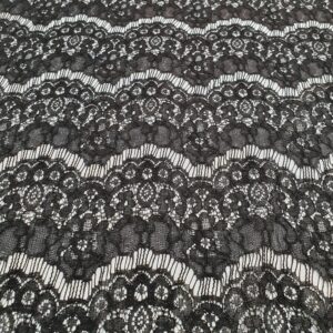 Cord Lace Valuri Negru - imagine 2