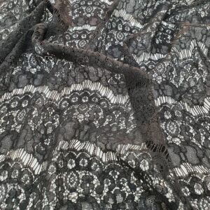 Cord Lace Valuri Negru - imagine 3