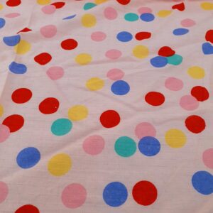 Bumbac Imprimat Roz Pudra - imagine 2