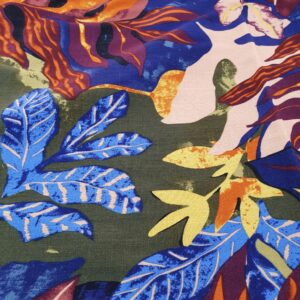 Vascoza Imprimat Frunze Multicolor - imagine 2