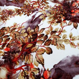 Vascoza Imprimat Frunze Grena - imagine 2