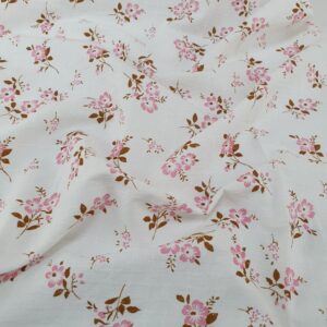 Bumbac Imprimat Alb - imagine 1