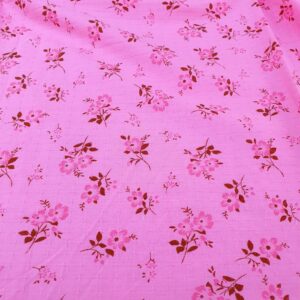 Bumbac Imprimat Roz - imagine 2
