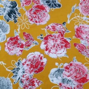 Vascoza Charlie Imprimat Floral Galben - imagine 2