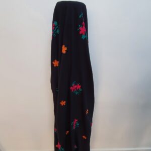 Vascoza Charlie Negru Brodat Floricele - imagine 5