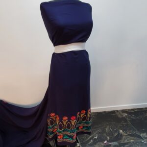 Vascoza Charlie Bluemarin Brodat Floral - imagine 2