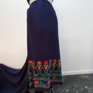 Vascoza Charlie Bluemarin Brodat Floral - imagine 5