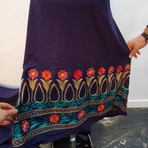 Vascoza Charlie Bluemarin Brodat Floral - imagine 3