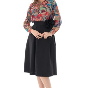 Vascoza Charlie Imprimat Bej Floral - imagine 4