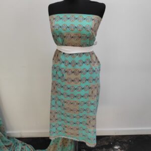 Chiffon Imprimat Menta Cercei - imagine 6