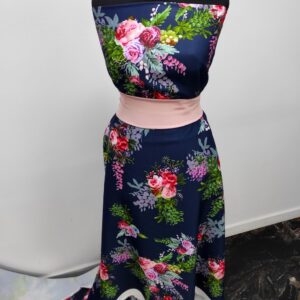 Barbie / Viena Imprimat Floral Navy - imagine 5