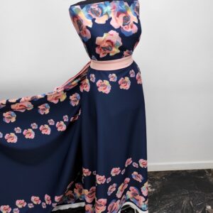 Barbie / Viena Imprimat Floral Navy - imagine 3