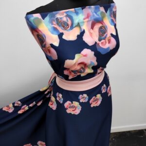 Barbie / Viena Imprimat Floral Navy - imagine 2