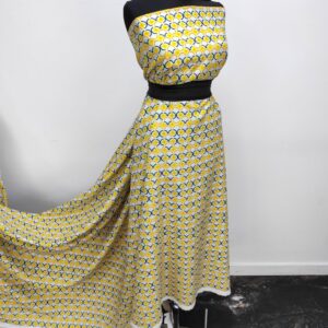 Barbie / Viena Imprimat Galben / Alb - imagine 2