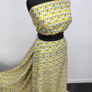 Barbie / Viena Imprimat Galben / Alb - imagine 1