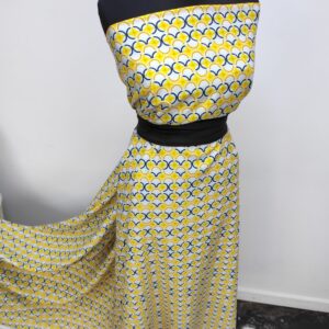 Barbie / Viena Imprimat Galben / Alb - imagine 3