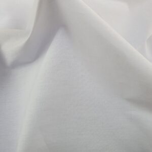 Poplin Bumbac si Elastan Alb - imagine 3