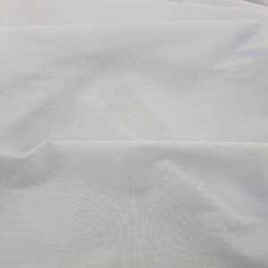 Poplin Bumbac si Elastan Alb - imagine 4